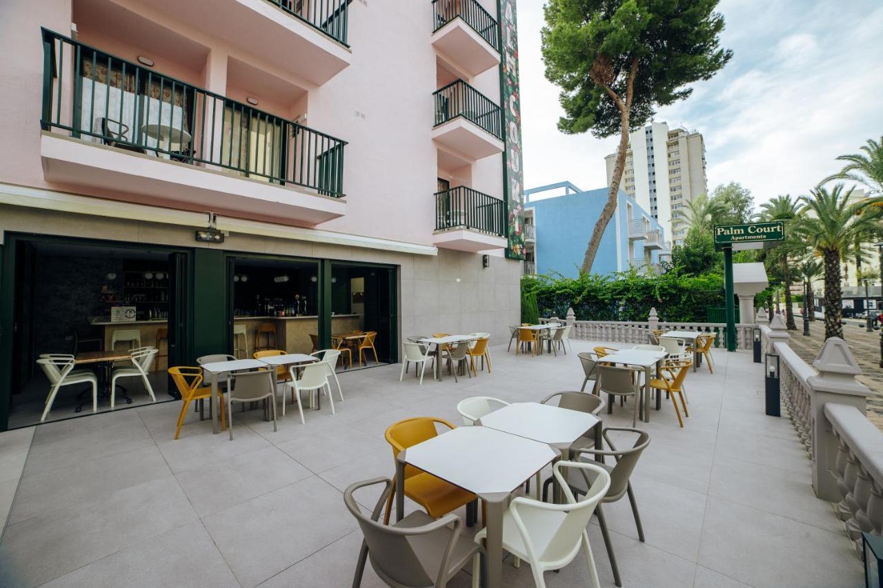 Apartamentos Palm Court เบนิดอร์ม ภายนอก รูปภาพ